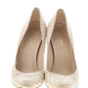 Kate Spade Beige Textured Women's Heels